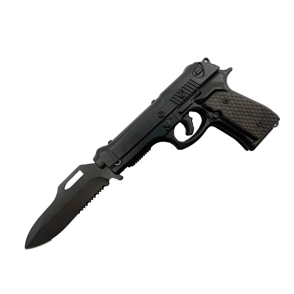 ElitEdge 4.75" Folding Pistol Knife with Holster