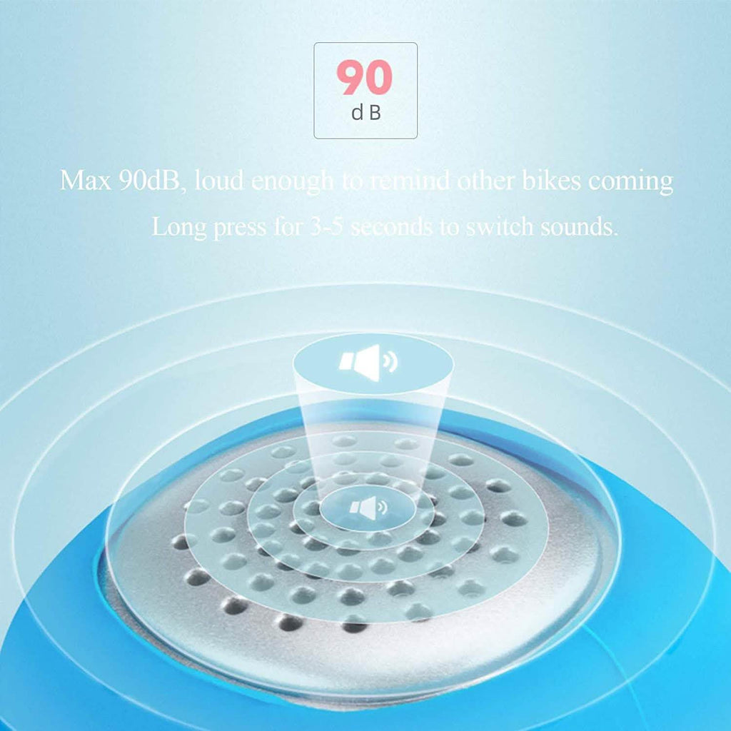 ROCKBROS Electra Bike Bell 90dB Electric Cycling Bells Horn