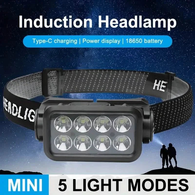 Ultra-Bright Rechargeable Headlight with 6 Modes LED Headlamp