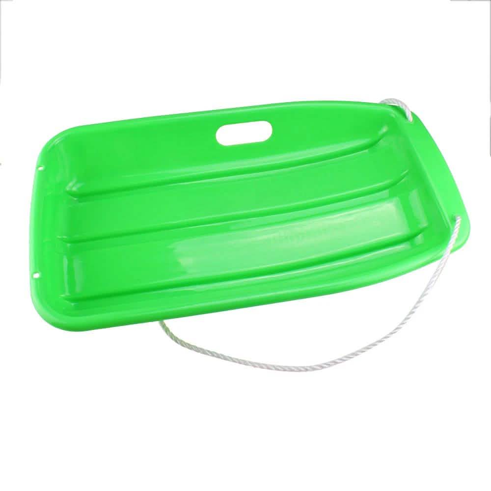 Winter Durable Plastic Snow Sled In Boat Shape For Child And Adult