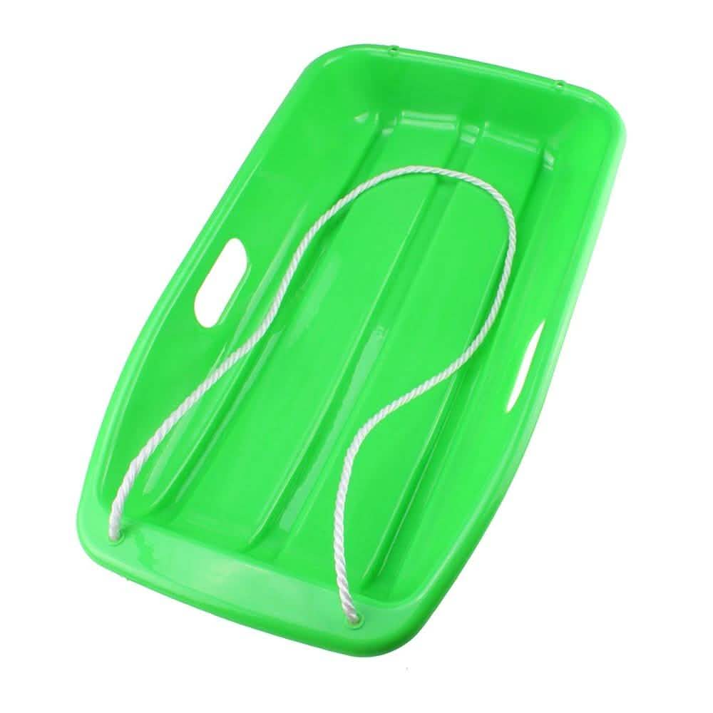 Winter Durable Plastic Snow Sled In Boat Shape For Child And Adult